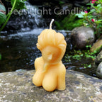 Beautiful Lady Beeswax Candle