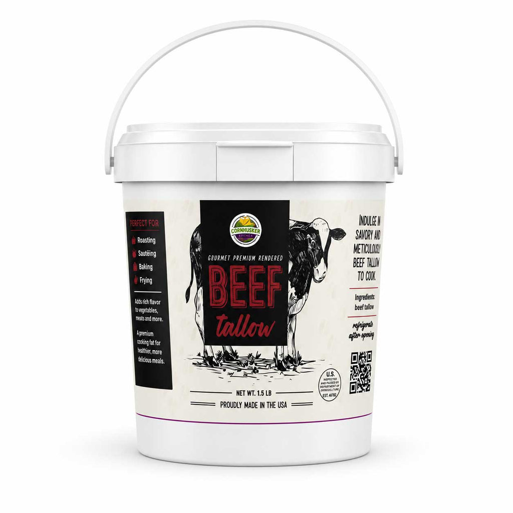 Beef Tallow Bundle | Wagyu Beef & Beef Tallow Bucket with Beef Tallow Spray | Cornhusker Kitchen