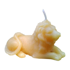Lion Beeswax Candle