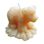 Baby Bear Cub Beeswax Candle