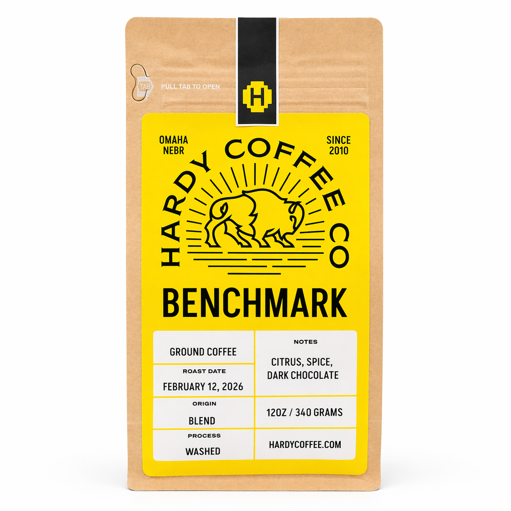 Benchmark Blend Colombian Coffee | Multiple Grinds & Sizes | Hardy Coffee Co
