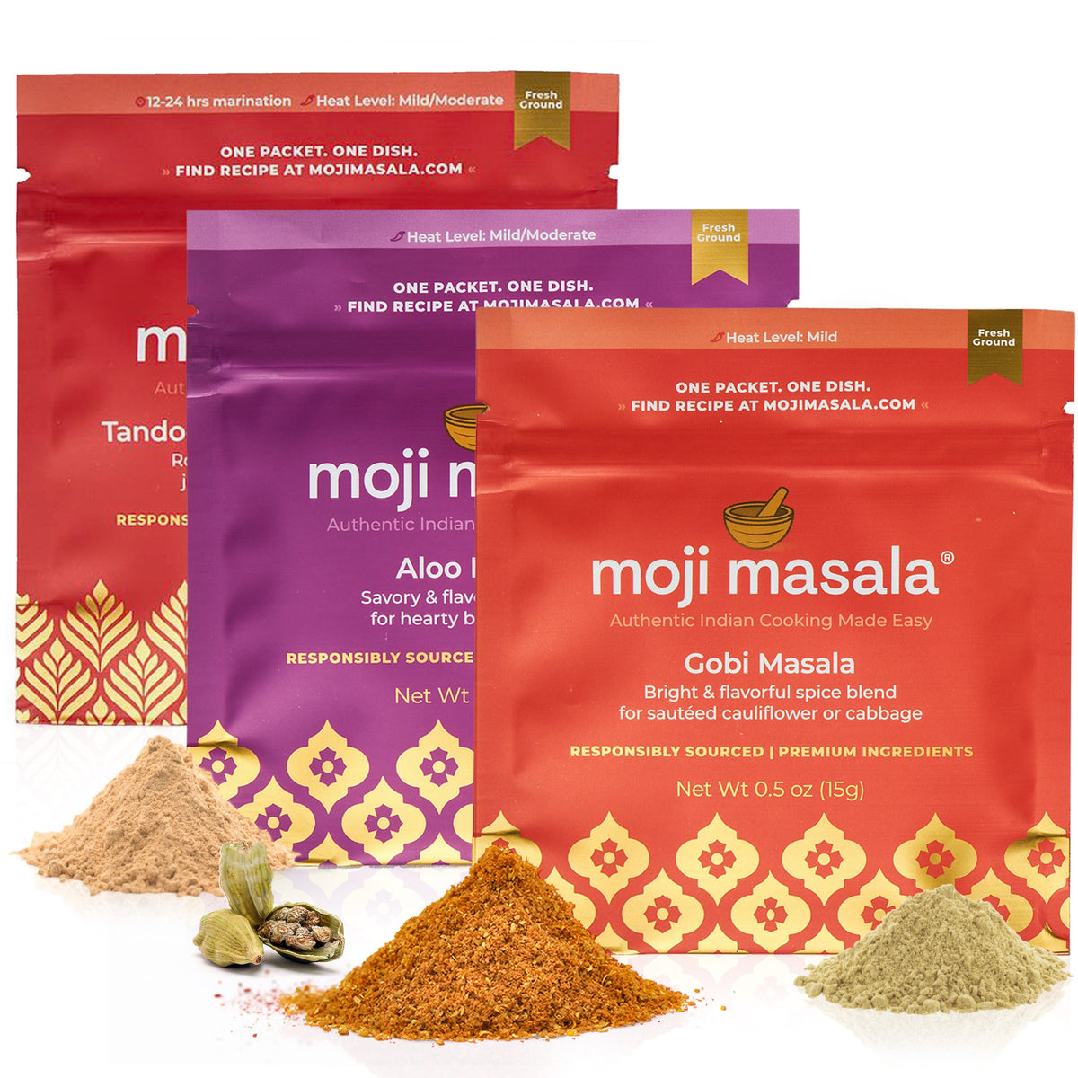 The Perfect Starter Set — 3 Indian Dinners