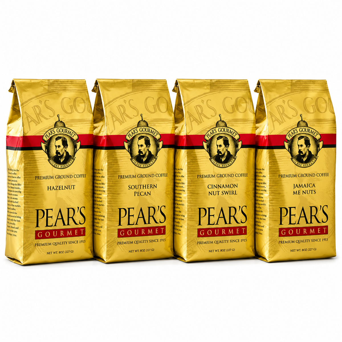 Pear's Best Seller Flavor Ground Coffee Bundle | 24 oz | Brenmar