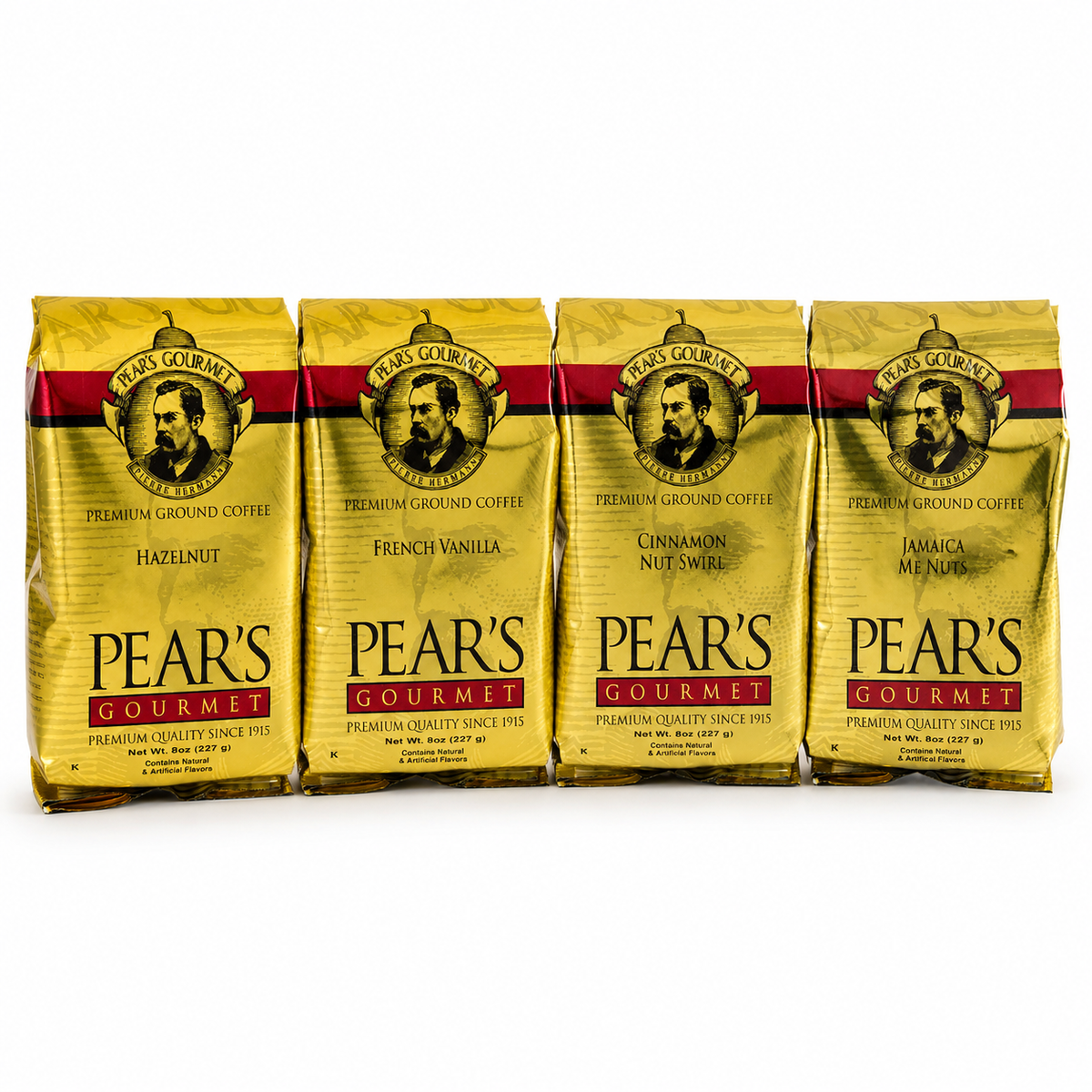 Pear's Best Seller Flavor Ground Coffee Bundle | 8 oz | Brenmar