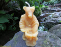 Big Bear Honeypot Beeswax Candle