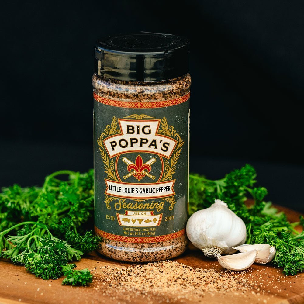 Big Poppa's Little Louie's Garlic Pepper Seasoning - 14.5oz