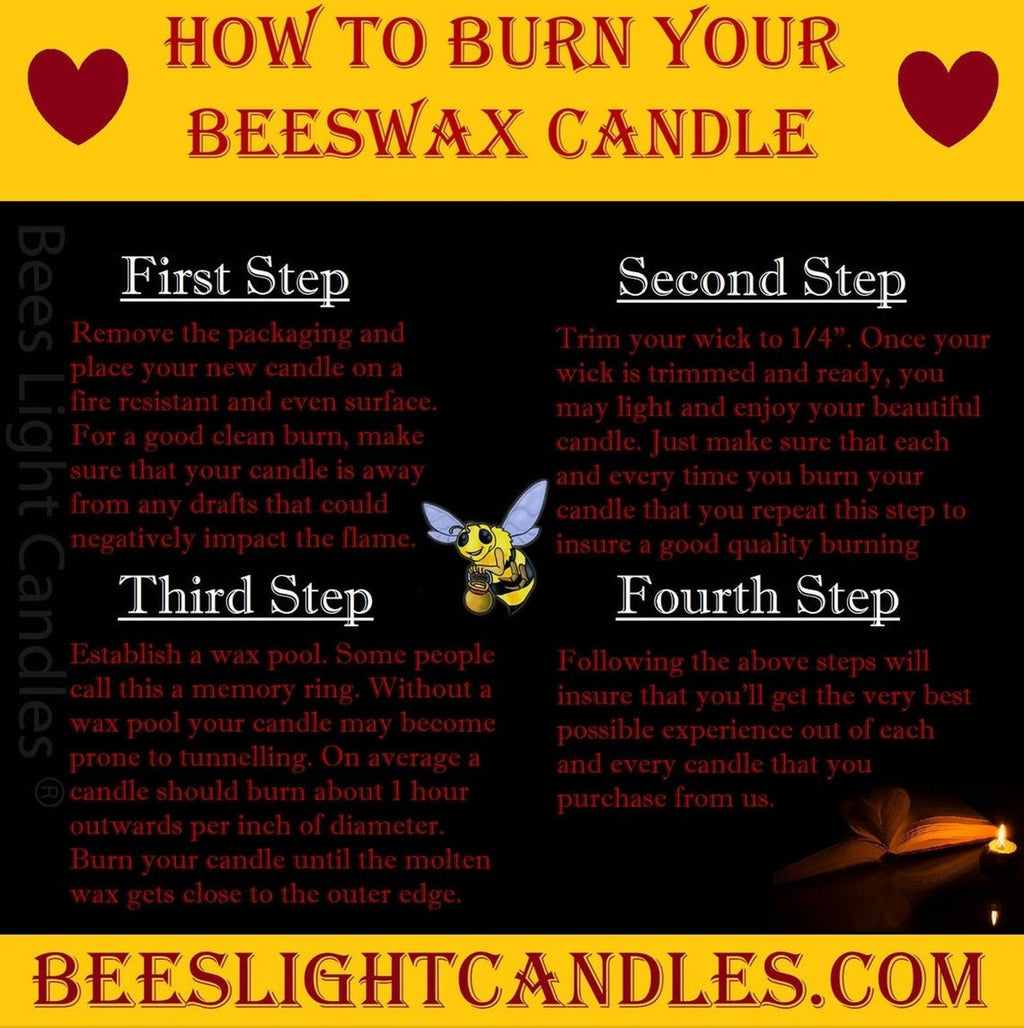 Birdy Perched Beeswax Candle