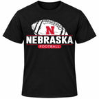Nebraska Football Unisex T-Shirt | Black | Multiple Sizes | Lou's Sporting Goods | 25N8DT104