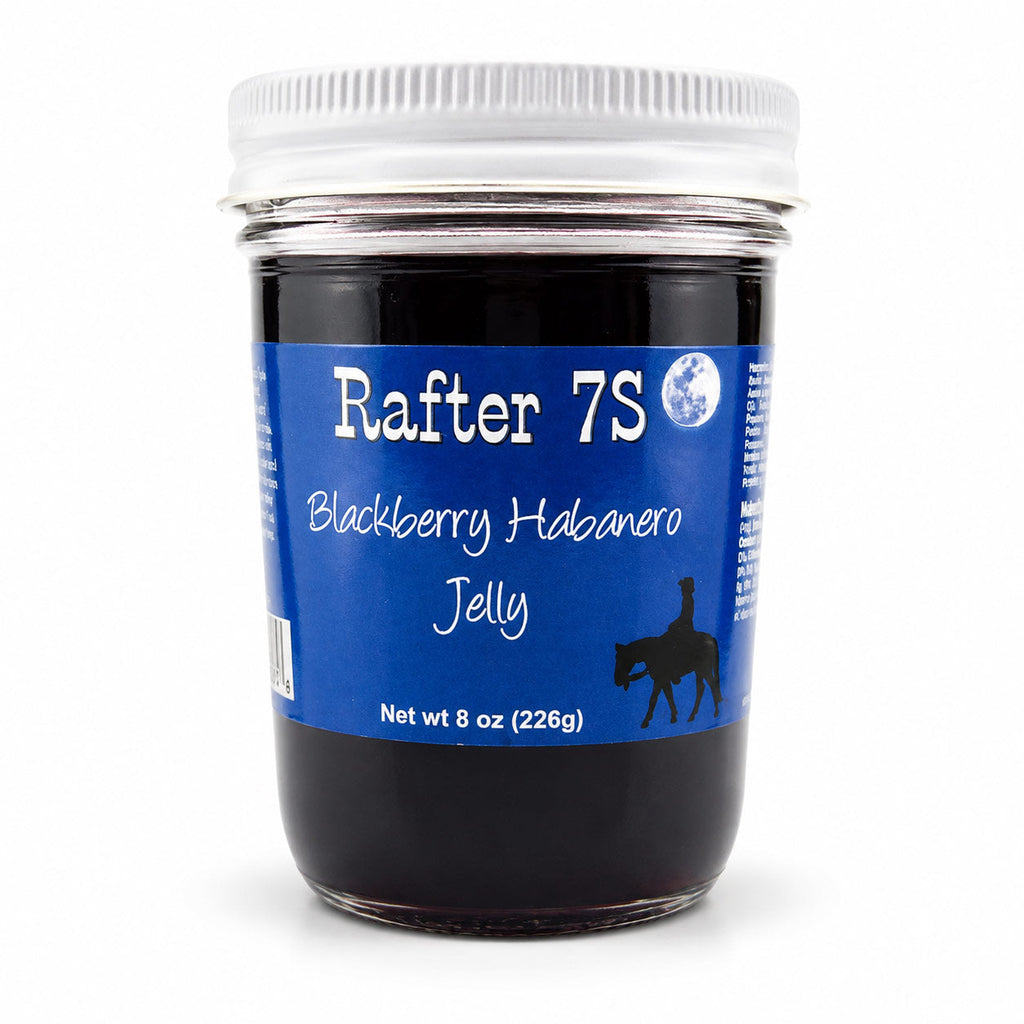 Blackberry Habanero Jelly | Pack of 2 | 8 oz | Rafter 7S