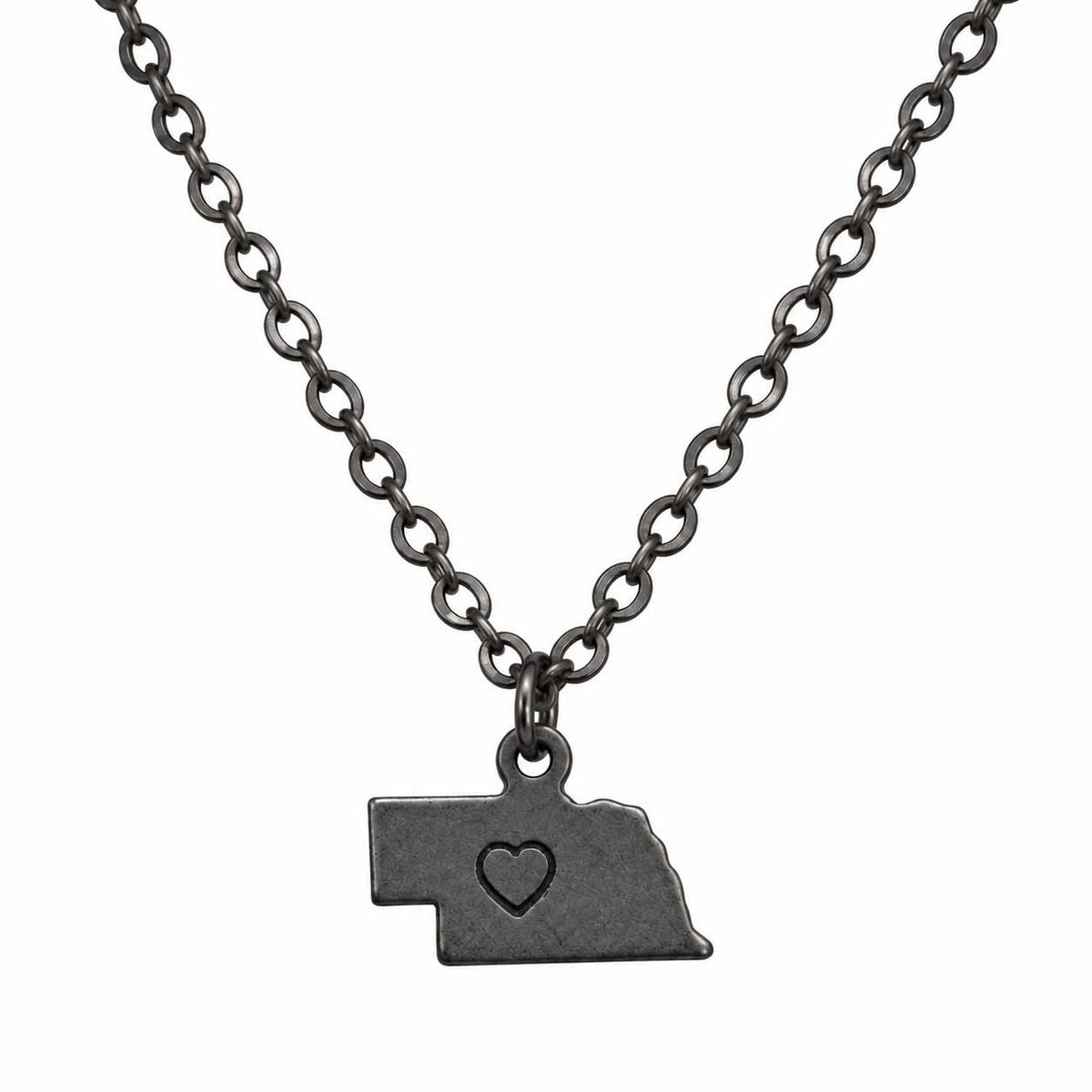 Nebraska Heart Necklace | Multiple Colors | Lux by Leslie