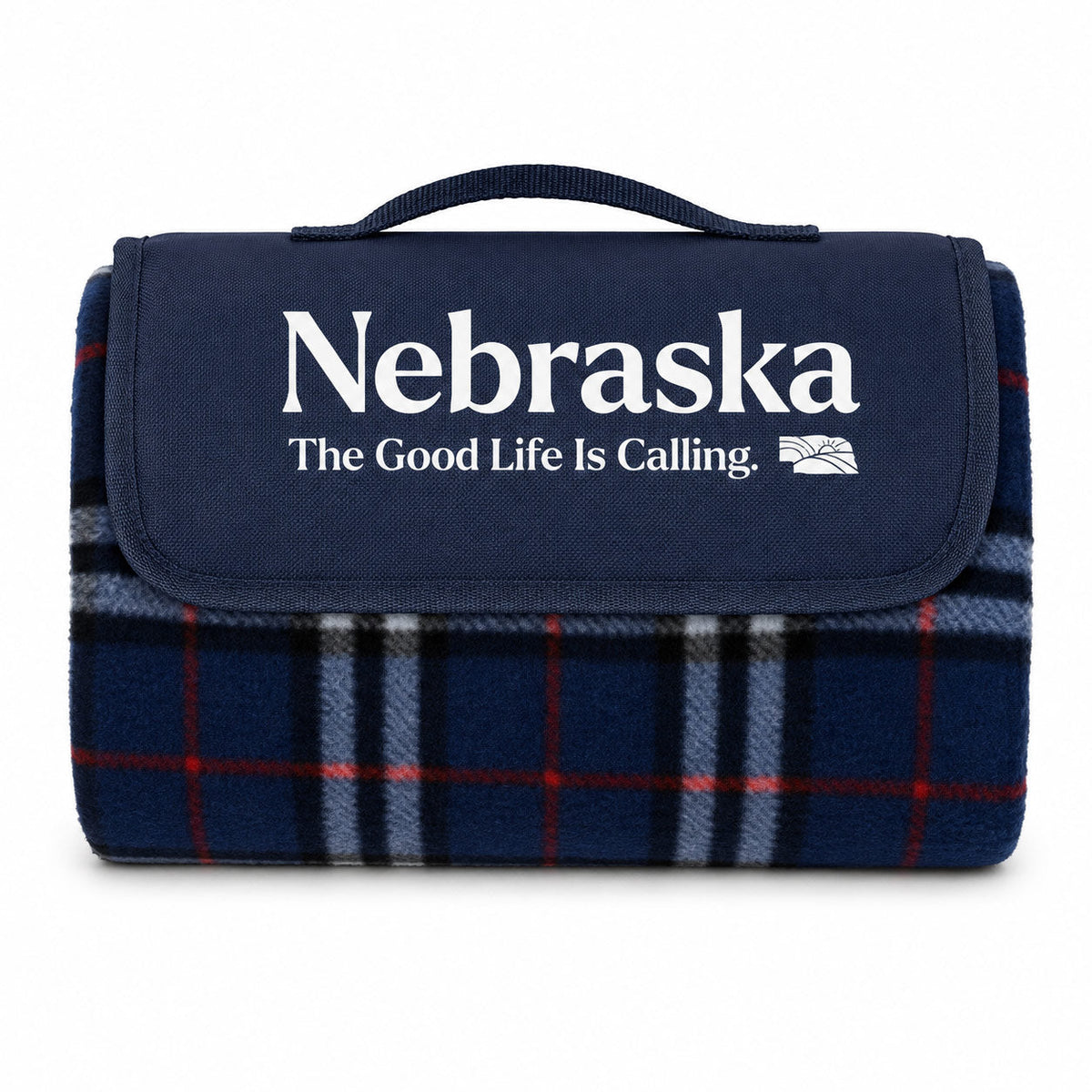 Fold-Up Fleece Nebraska Picnic Blanket | Nebraska Department of Economic Development