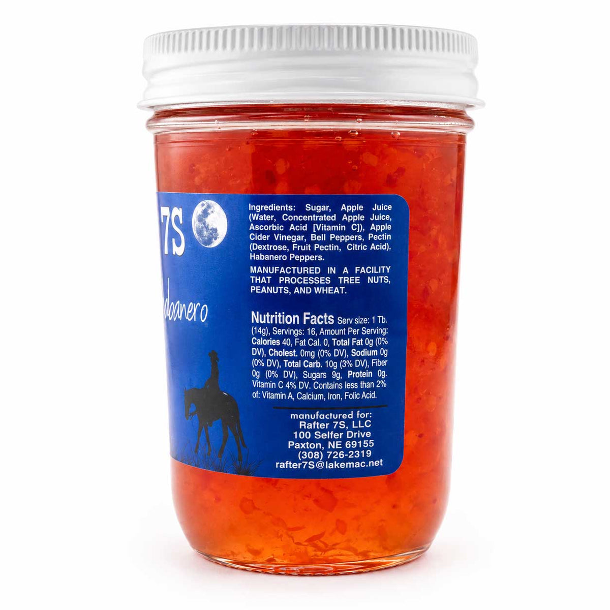Blazin' Hot Habanero Jelly | Pack of 3 | 8 oz | Rafter 7S