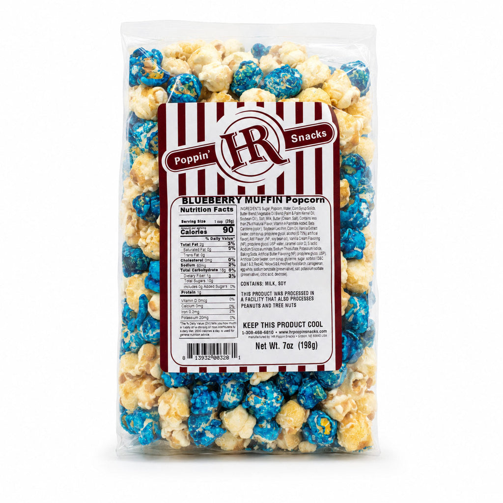 Blueberry Muffin Popcorn | 5 oz | HR Poppin' Snacks
