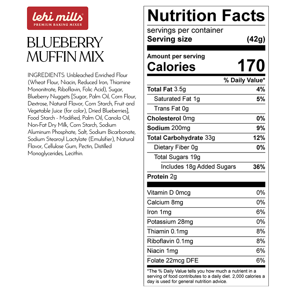 Blueberry Muffin Mix