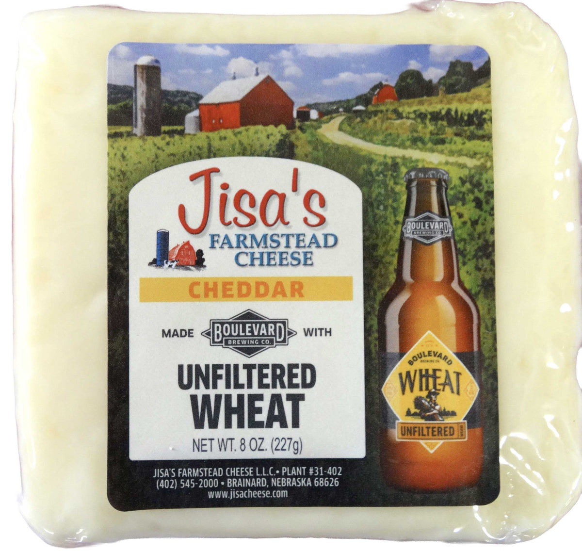 Cheese 6 Piece Sampler | Smokin' Joe's, Buffalo, Farmhouse Ale, BLVD Unfiltered Wheat, Bacon, Jalapeno | Jisa's Farmstead Cheese