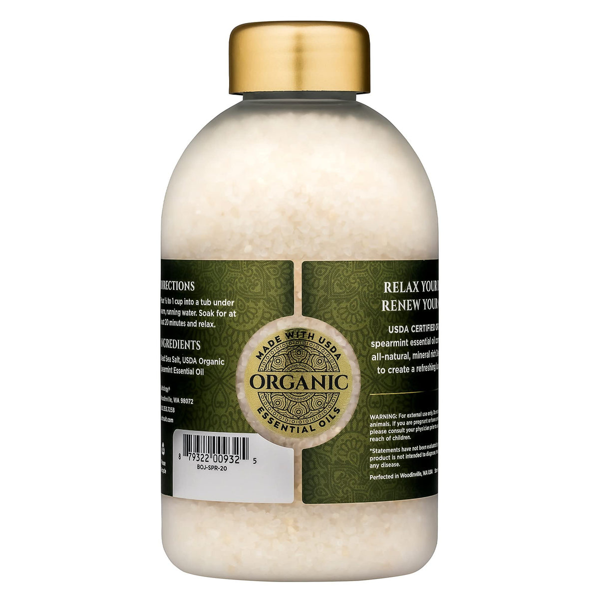 "Bokek Dead Sea Bath Salt Spearmint - 21 Oz (1 Each)"