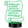 Inspirational LED Lighted Plaque | Be Bold | Glowing Creation