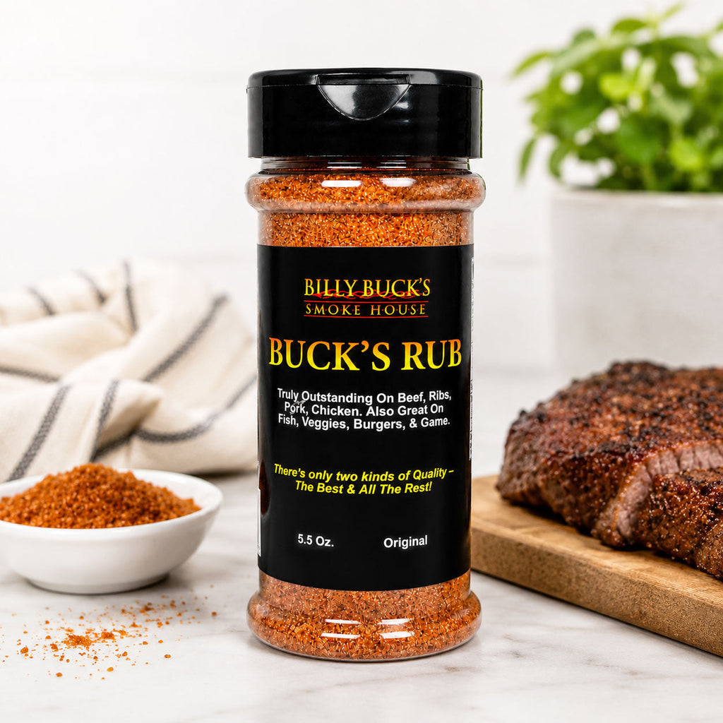 Billy Buck's Smoke House Buck's Rub | 5.5 oz | Market Reach