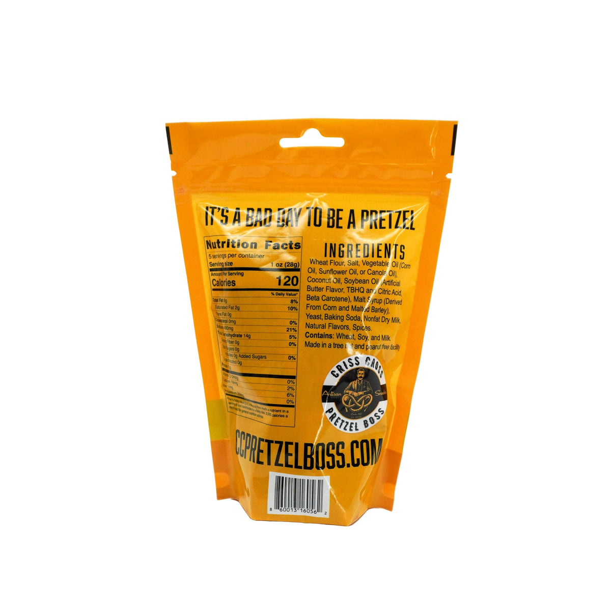 Dill Pickle Flavored Pretzels | 5 oz | Criss Cross Pretzel Boss