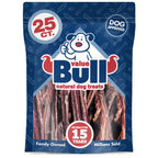 ValueBull Beef Jerky Gullet Sticks Dog Chews, 5-6 Inch, 25 Count