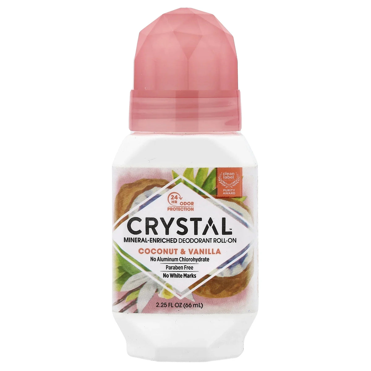 Crystal Coconut Vanilla Mineral Deodorant, 2.25 fl oz