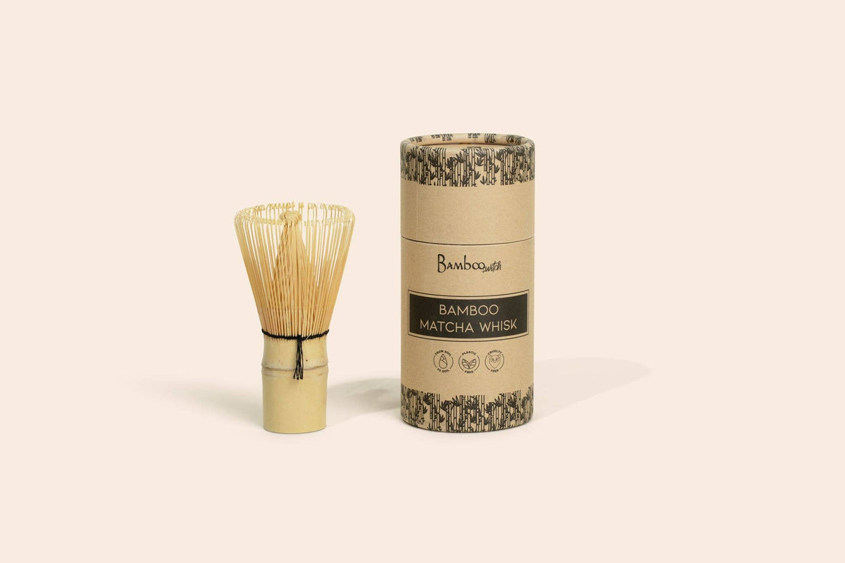 Bamboo Matcha Tea Whisk in Paper Tube | Matcha Bestseller