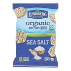 "Lundberg Family Farms Rice Cakes Mini Sea Salt – Case of 24 – 1 Oz"