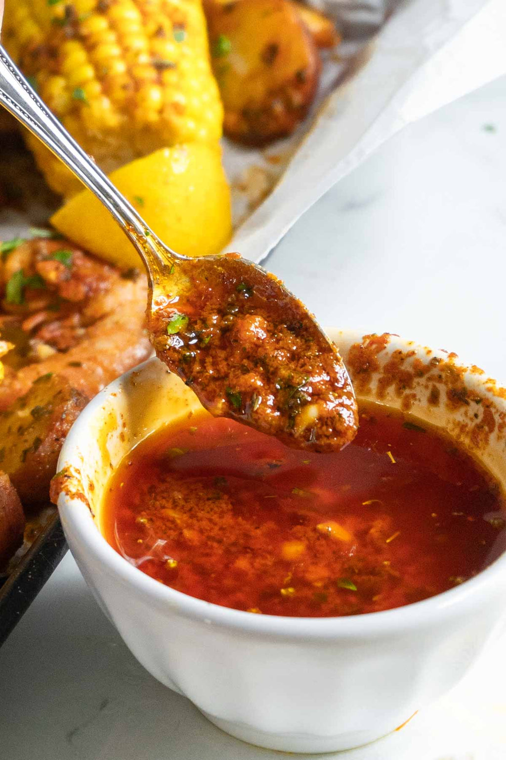 HANDMADE CAJUN GARLIC BUTTER SAUCE-- 16 OZ