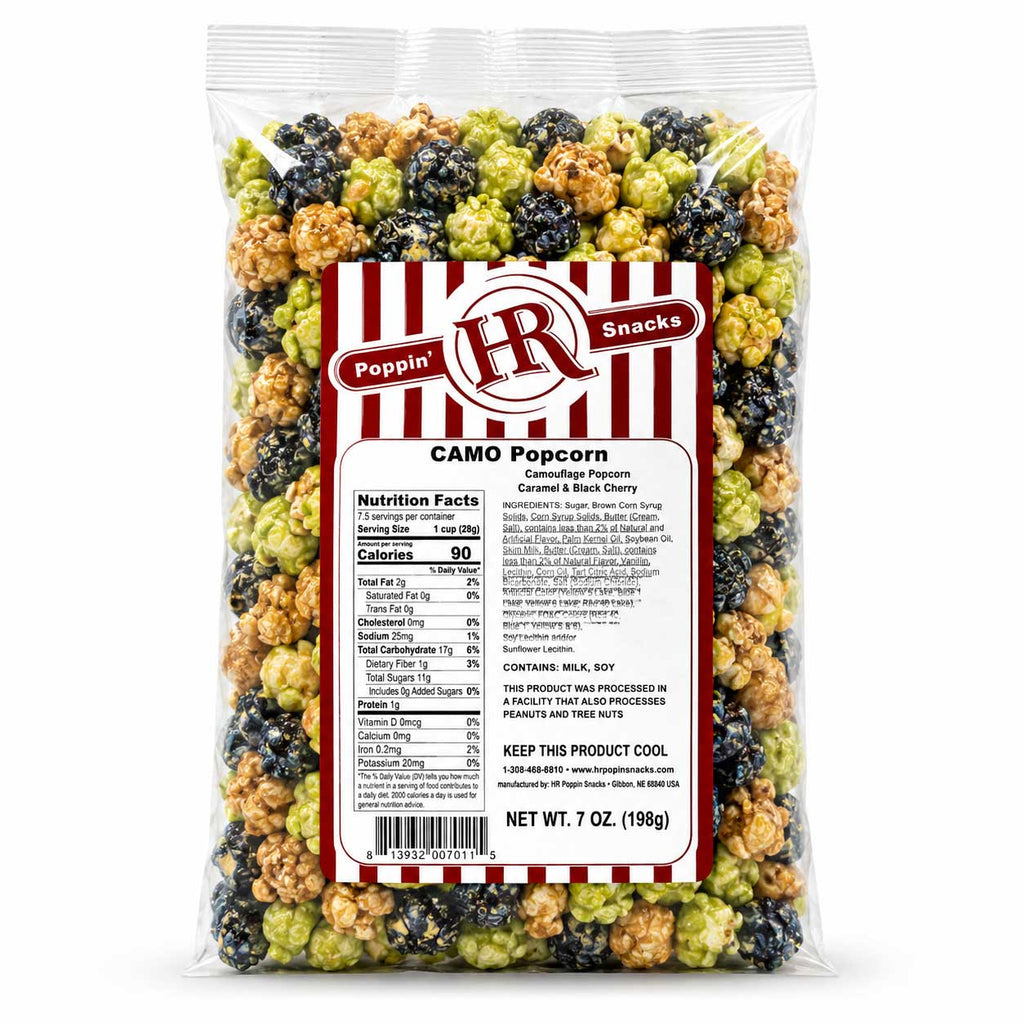 Camo Popcorn | 5 oz | HR Poppin' Snacks