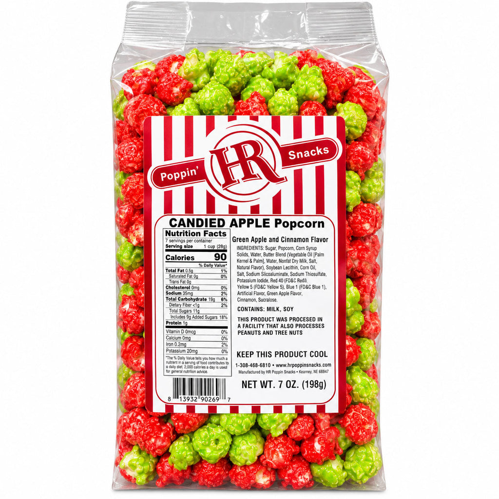 Candied Apple Popcorn | 5 oz | HR Poppin' Snacks