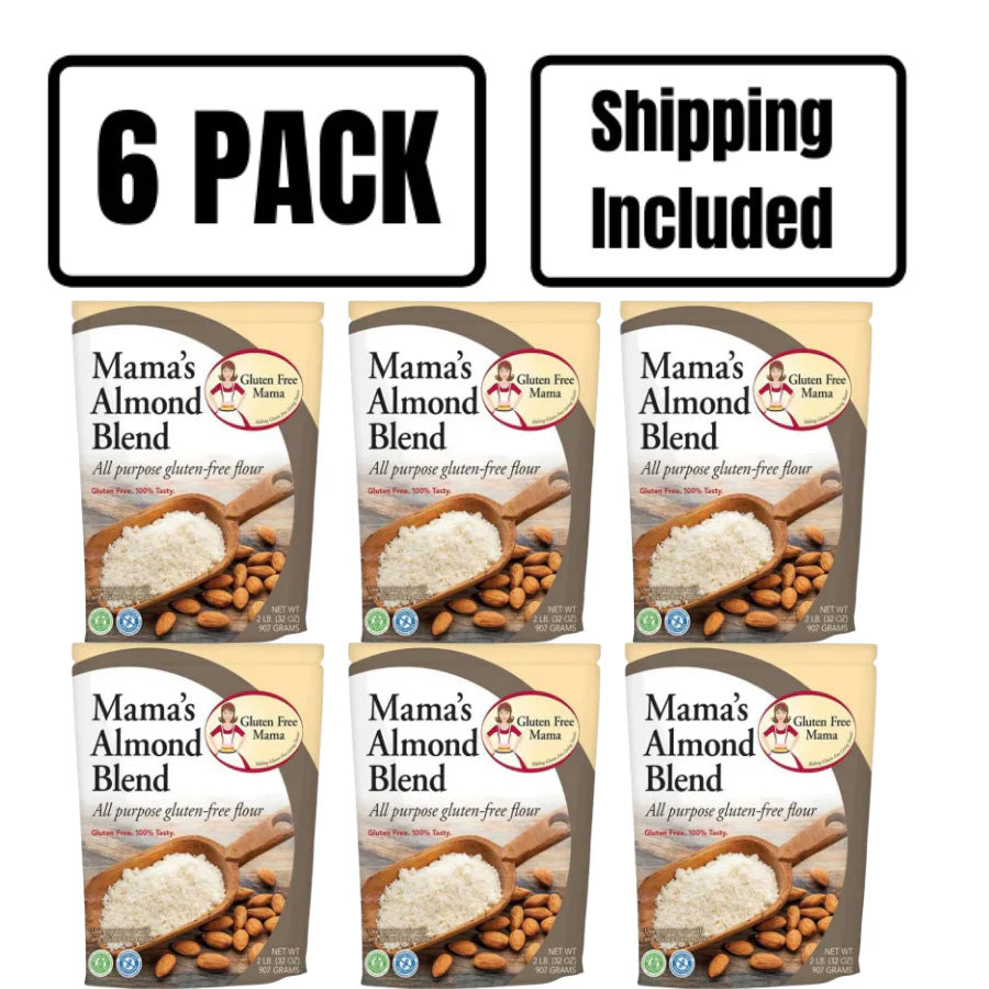Gluten Free Almond Flour | Pack of 6 | 2 lb | Shipping Included | Gluten Free Mama | 6050