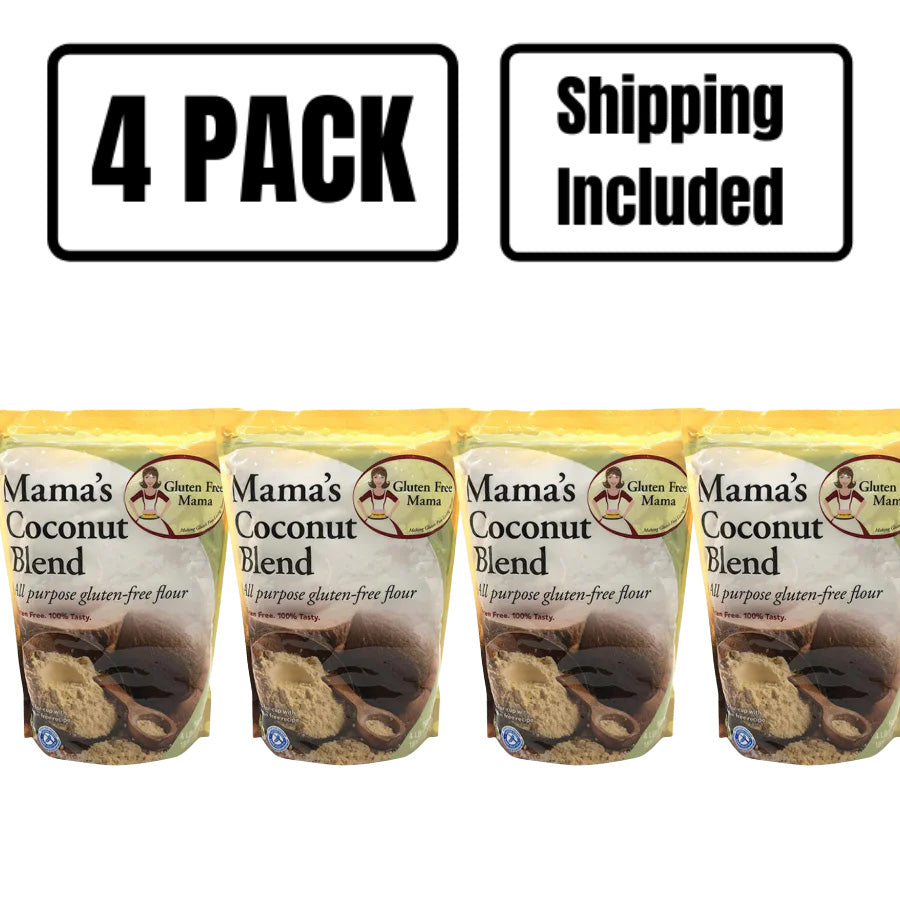 Gluten Free Coconut Flour | Pack of 4 | 2 lb | Shipping Included | Gluten Free Mama | 6052