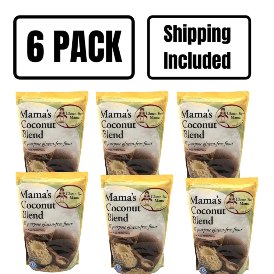 Gluten Free Coconut Flour | Pack of 6 | 2 lb | Shipping Included | Gluten Free Mama | 6052