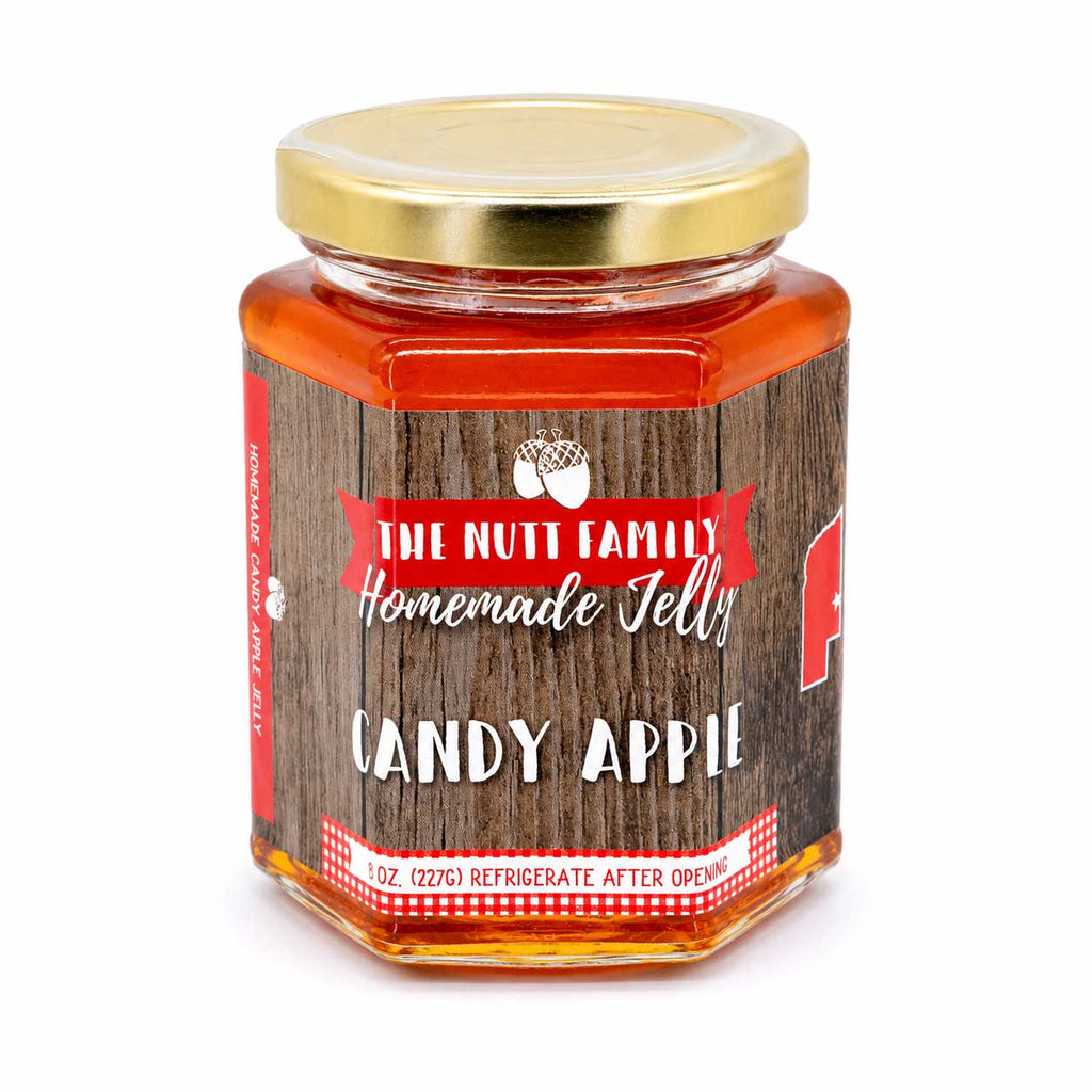 Candy Apple Jelly | Pack of 4 | 9 oz | Nutt Family Jams & Jellies
