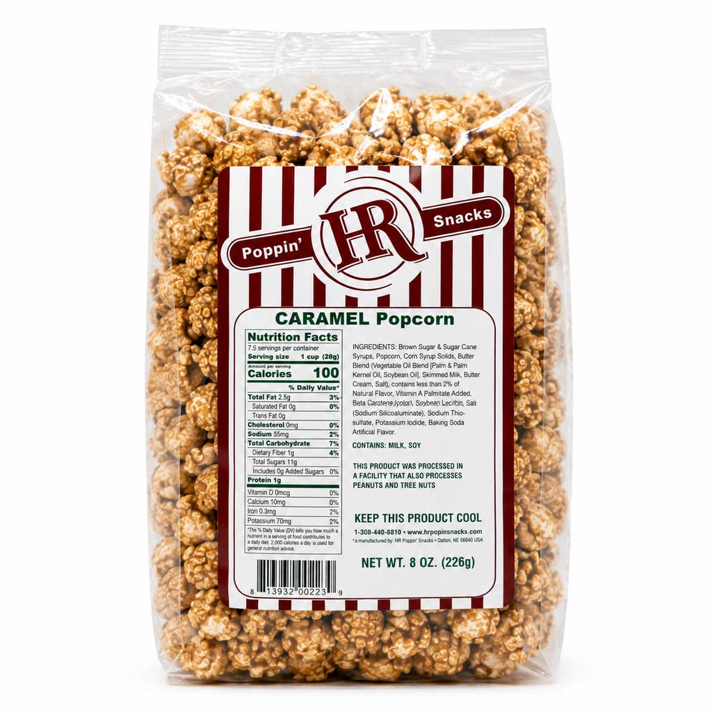 Caramel Popcorn | Pack of 3 | 6.3 oz | HR Poppin' Snacks