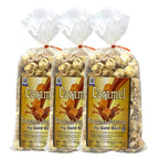 Caramel Popcorn | Pack of 3 | 3 oz | Non-GMO | Gold Dust Kettle Corn