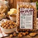 Caramel Popcorn | Pack of 6 | 6.3 oz | HR Poppin' Snacks