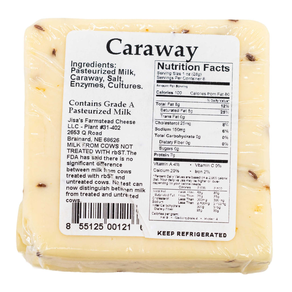 Cheese 6 Piece Sampler | Cheddar, Garden Herb, Havarti, Spinach & Artichoke, Caraway, Dill | Jisa's Farmstead Cheese