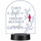 Inspirational LED Lighted Plaque | It’s Hard to Forget Someone Who Gave Us So Much to Remember | Glowing Creation