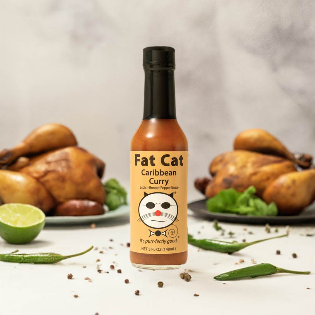 Caribbean Curry Scotch Bonnet Pepper Hot Sauce