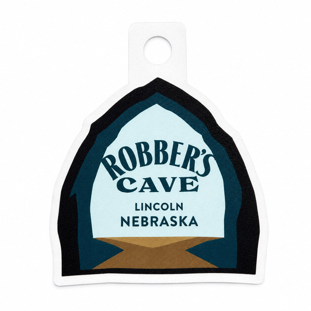 Robber's Cave Sticker | 3.5 x 3.5 | Robber's Cave