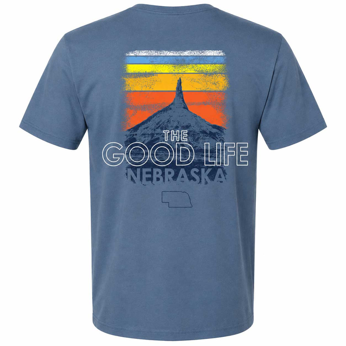 Colorful Chimney Rock T-Shirt | Multiple Sizes | Lawlor's Custom Sportswear