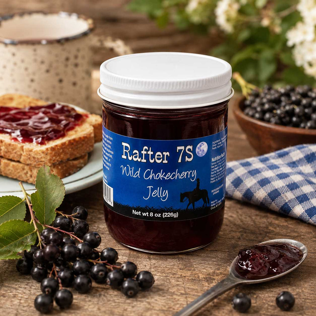 Top Two Jelly Collection | 8 oz | Chokecherry & Wild Plum | Rafter 7S