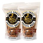 Cinnamon Churro Flavored Pretzels | Pack of 2 | 10 oz | Criss Cross Pretzel Boss