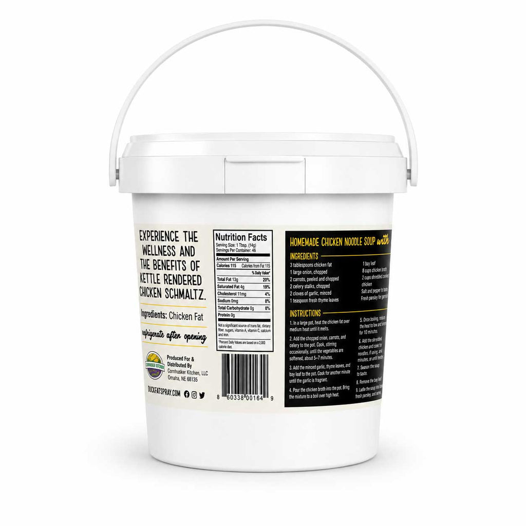 Chicken Fat | 1.5 lb | Non-GMO | Cornhusker Kitchen