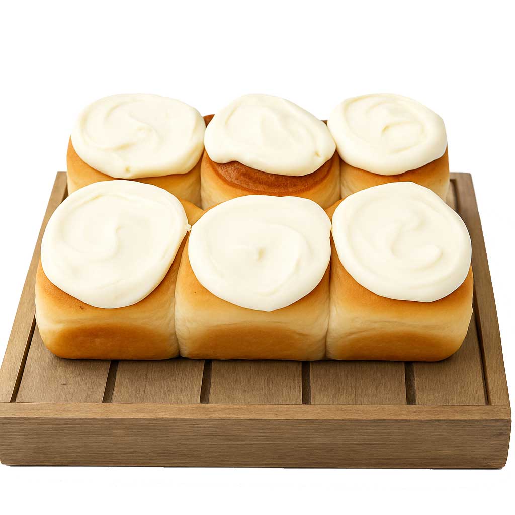 Precooked Frosted Cinnamon Rolls | Pack of 3 | 6 Rolls | Stacy Lynn's Baking Company | Shipping INcluded