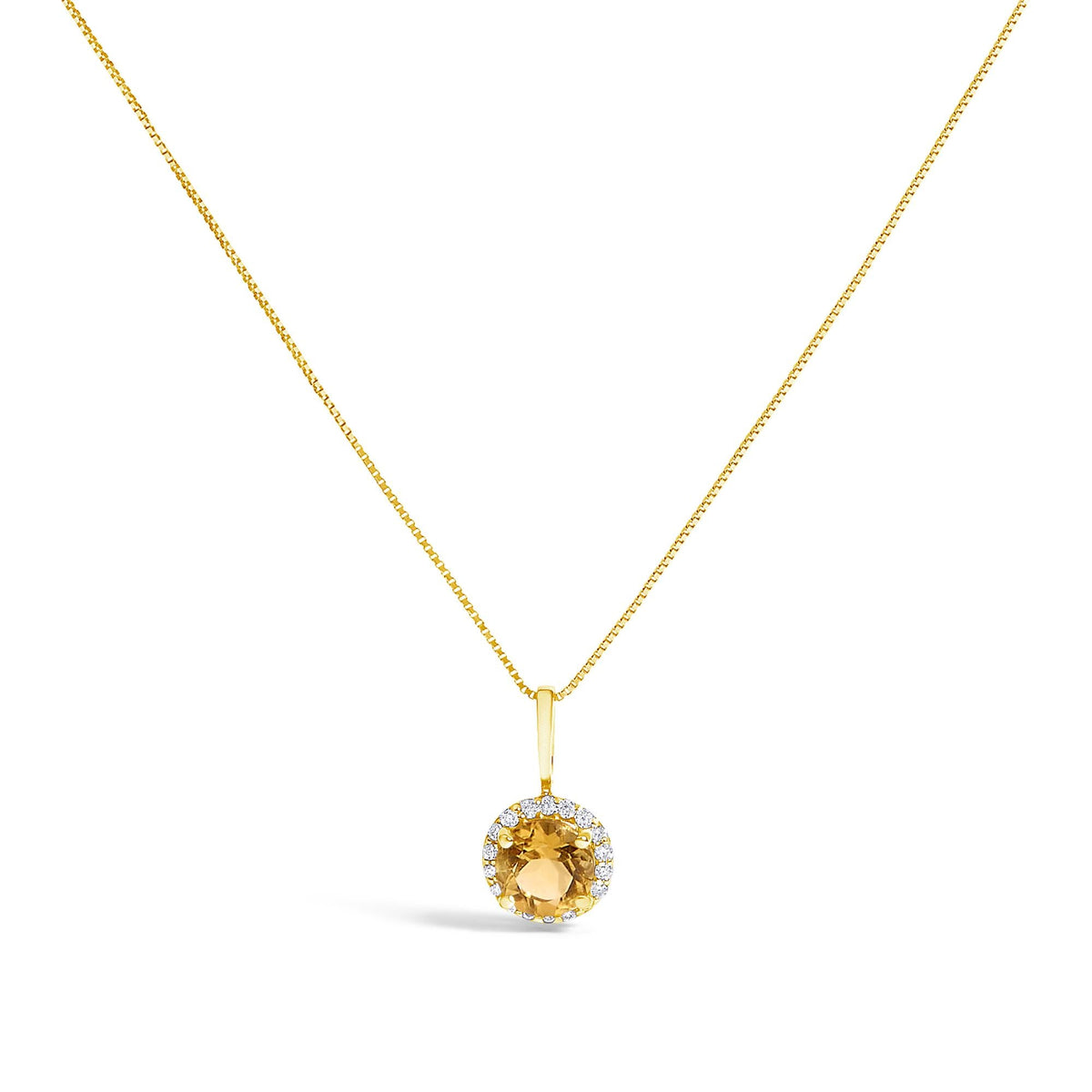 10K Gold Gemstone and 3/8 Cttw Diamond Halo Jewelry Set (Earrings, Pendant & Ring)