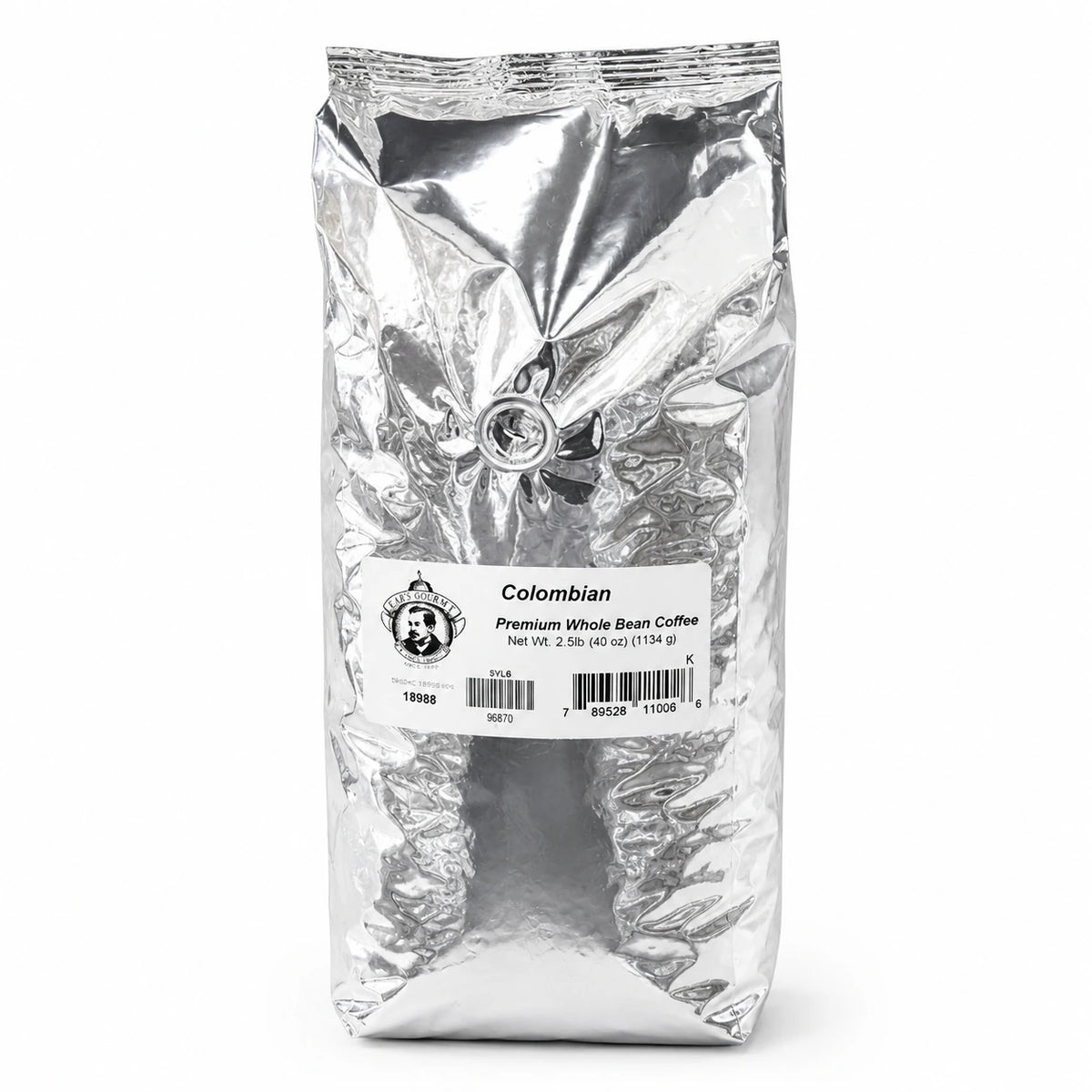 Pear's Colombian Whole Bean Coffee | 2.5 lb | Brenmar
