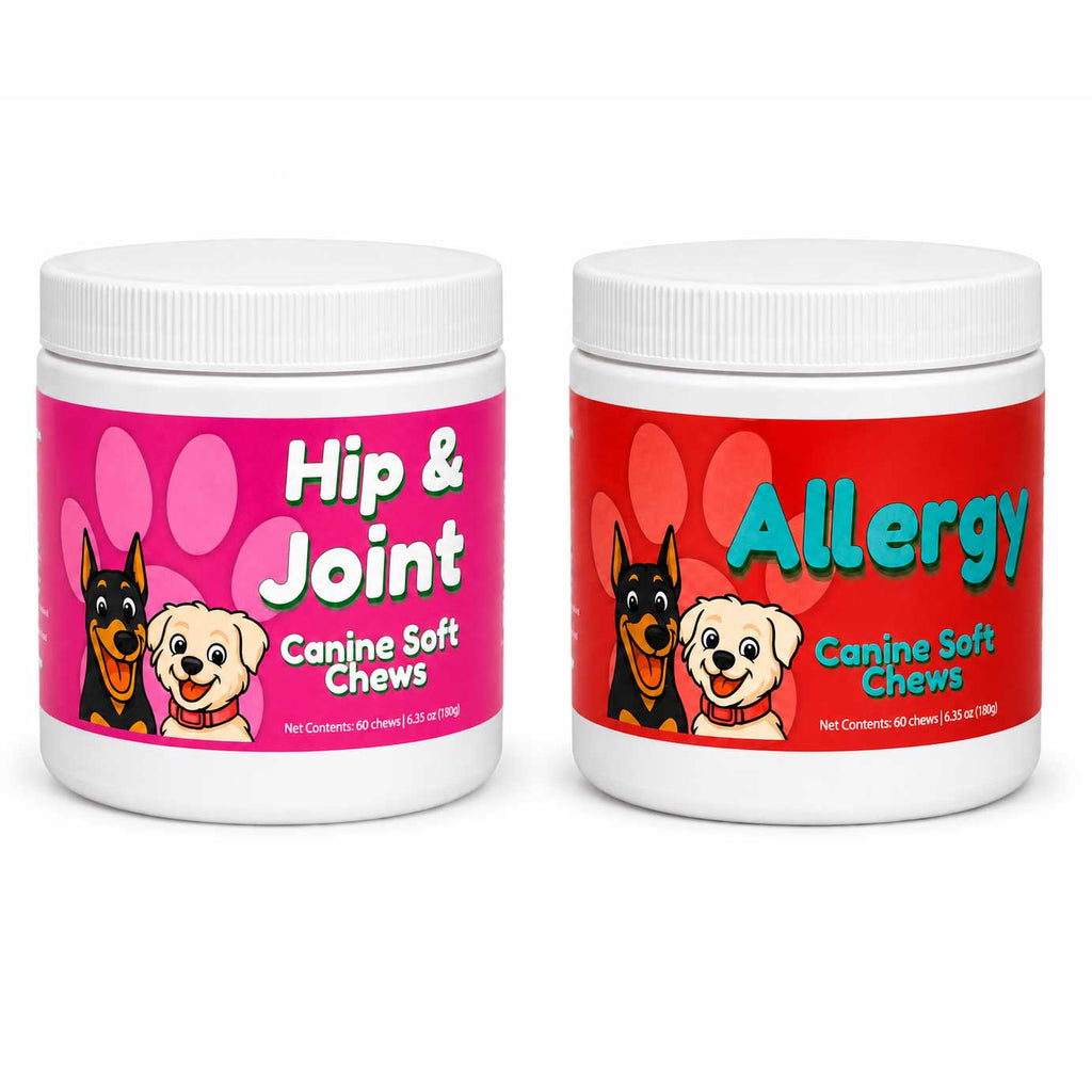 Comfort & Mobility Soft Chew Bundle | Allergy and Hip & Joint | LivHerbals, Inc.