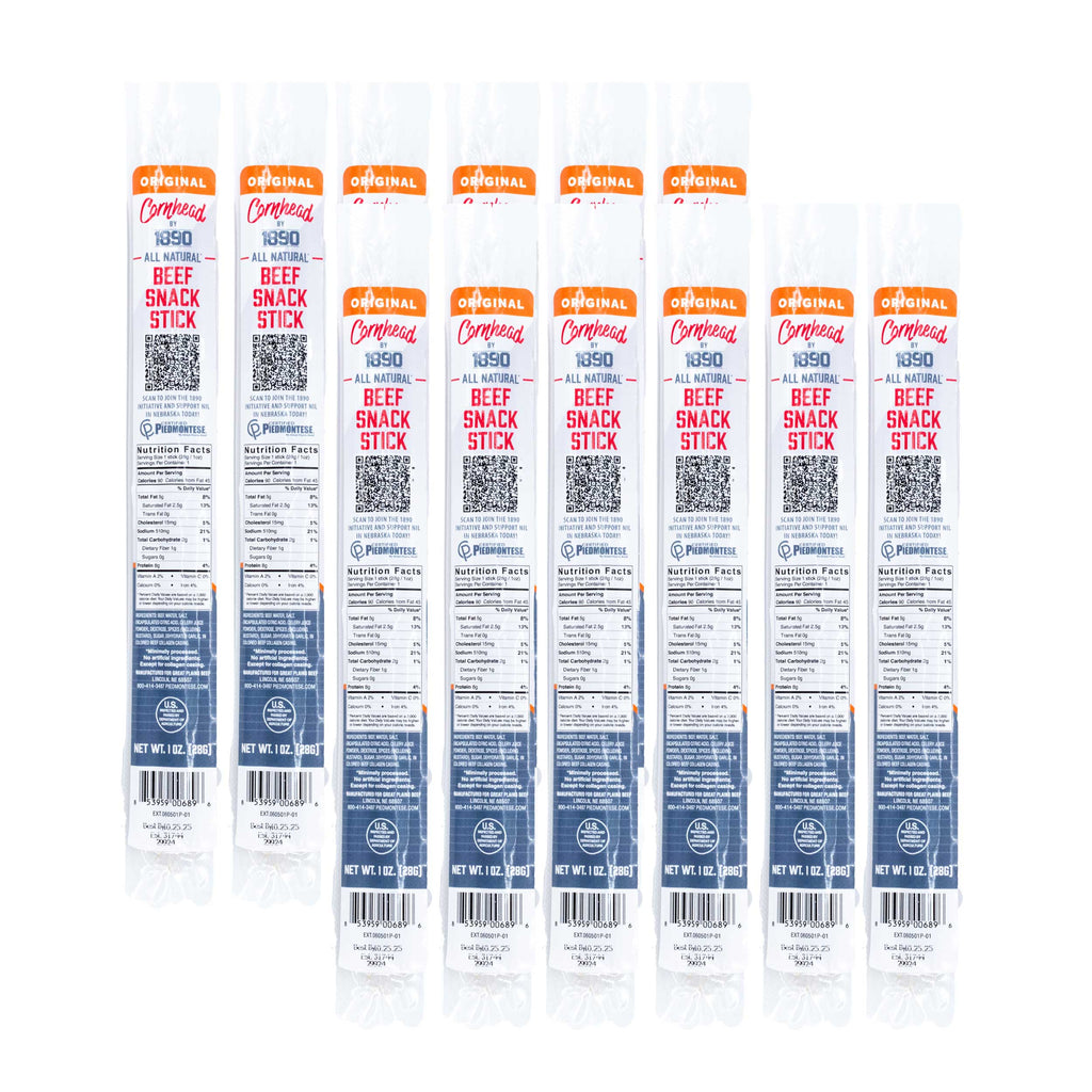 Original Flavor Beef Stick | 1 oz | Pack of 12 | JVL Enterprises